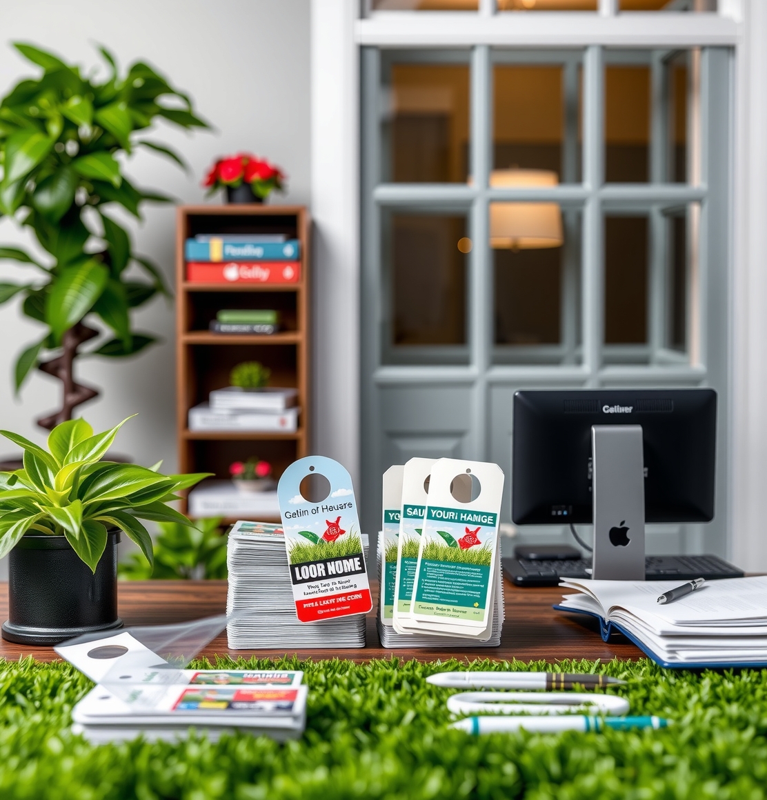 Quality check visual for Door Hangers for Lawn Care Business Guide