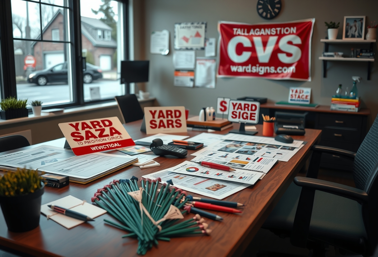 Quality check visual for Yard Signs Cvs