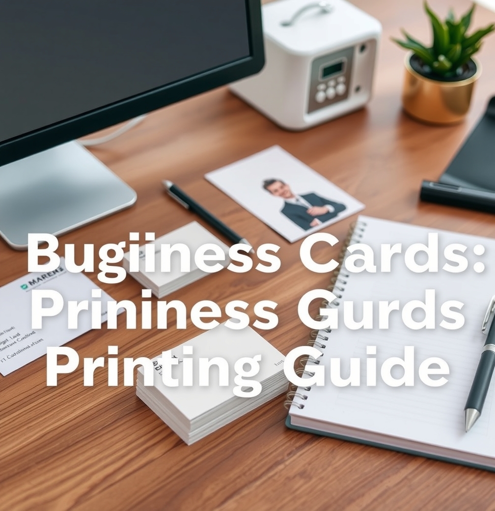 Preparation visual for Digital Business Cards Printing Guide