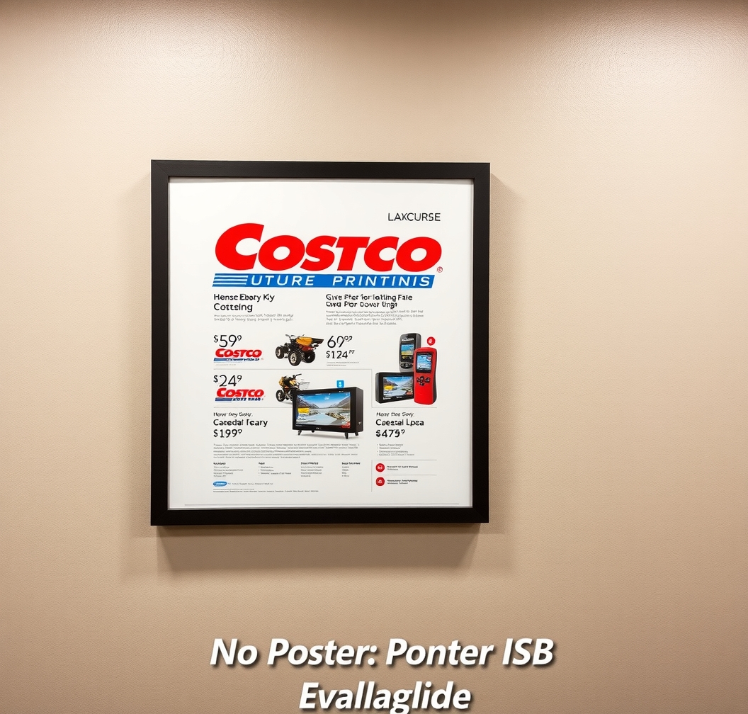 Checklist for Costco Posters Printing