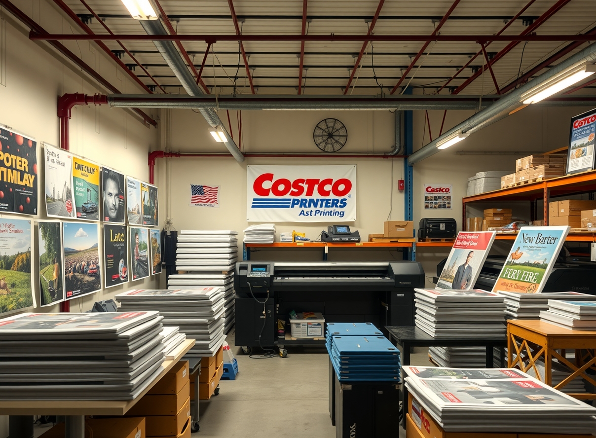 Preparation visual for Costco Posters Printing