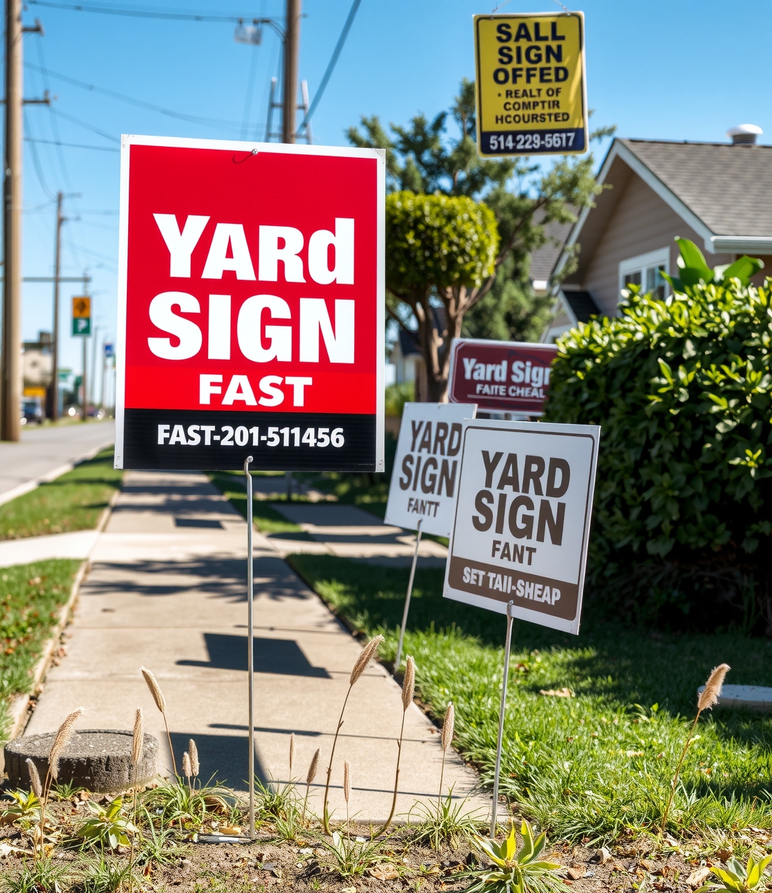 Yard Signs Fast and Cheap