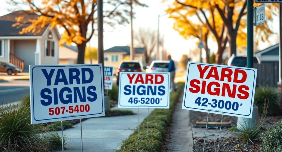 Yard Signs Fast Shipping Guide