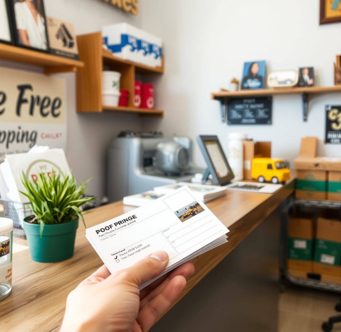 Checklist for Postcard Printing Free Shipping Guide