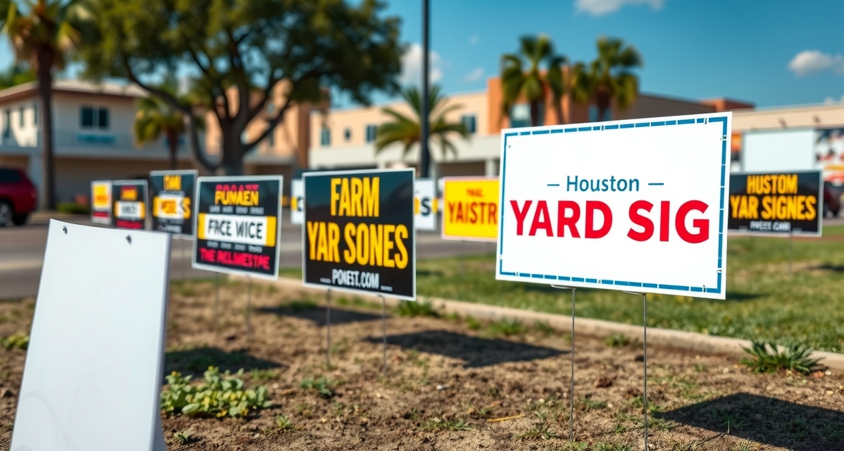 Evaluating the best Houston Yard Signs Guide environment