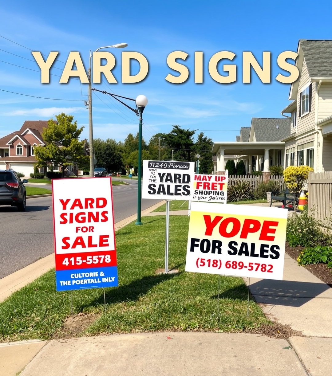 Yard Signs for Sale Near Me Guide