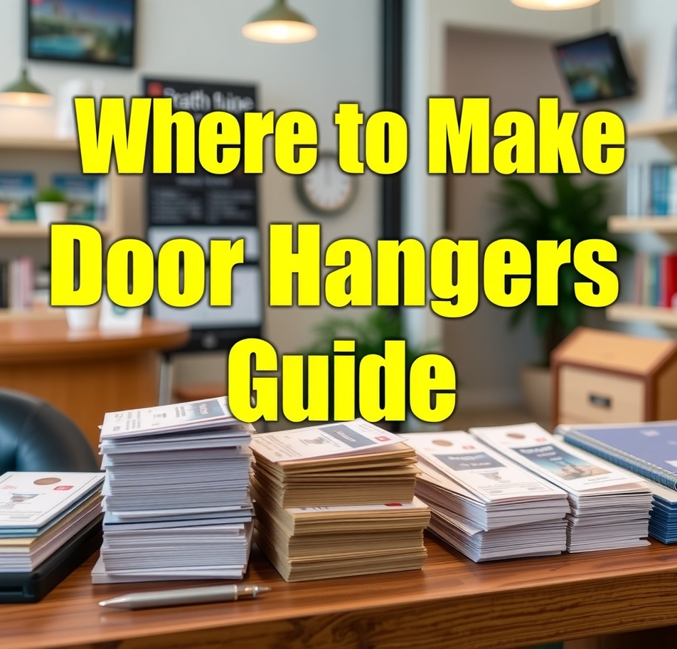 Quality check visual for Where to Make Door Hangers Guide