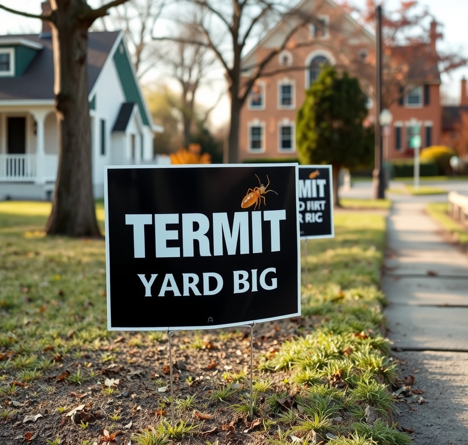 Termites in Yard Signs Guide