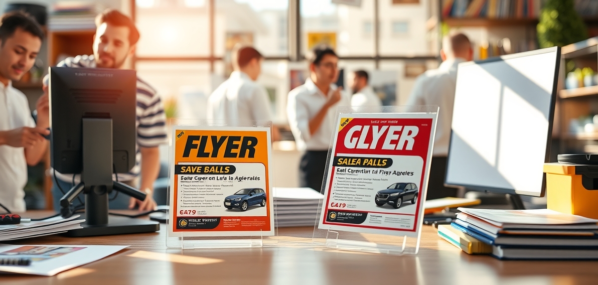 Preparation visual for Flyer Printing Los Angeles Guide