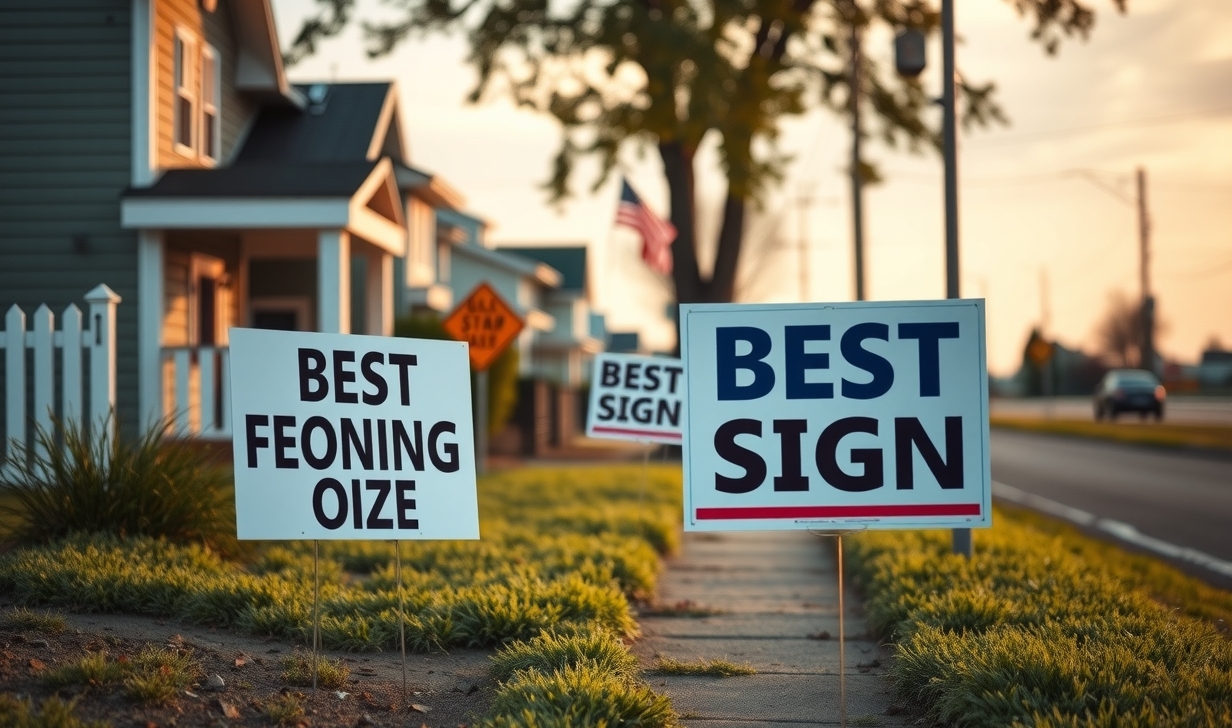 Best Colors for Yard Signs
