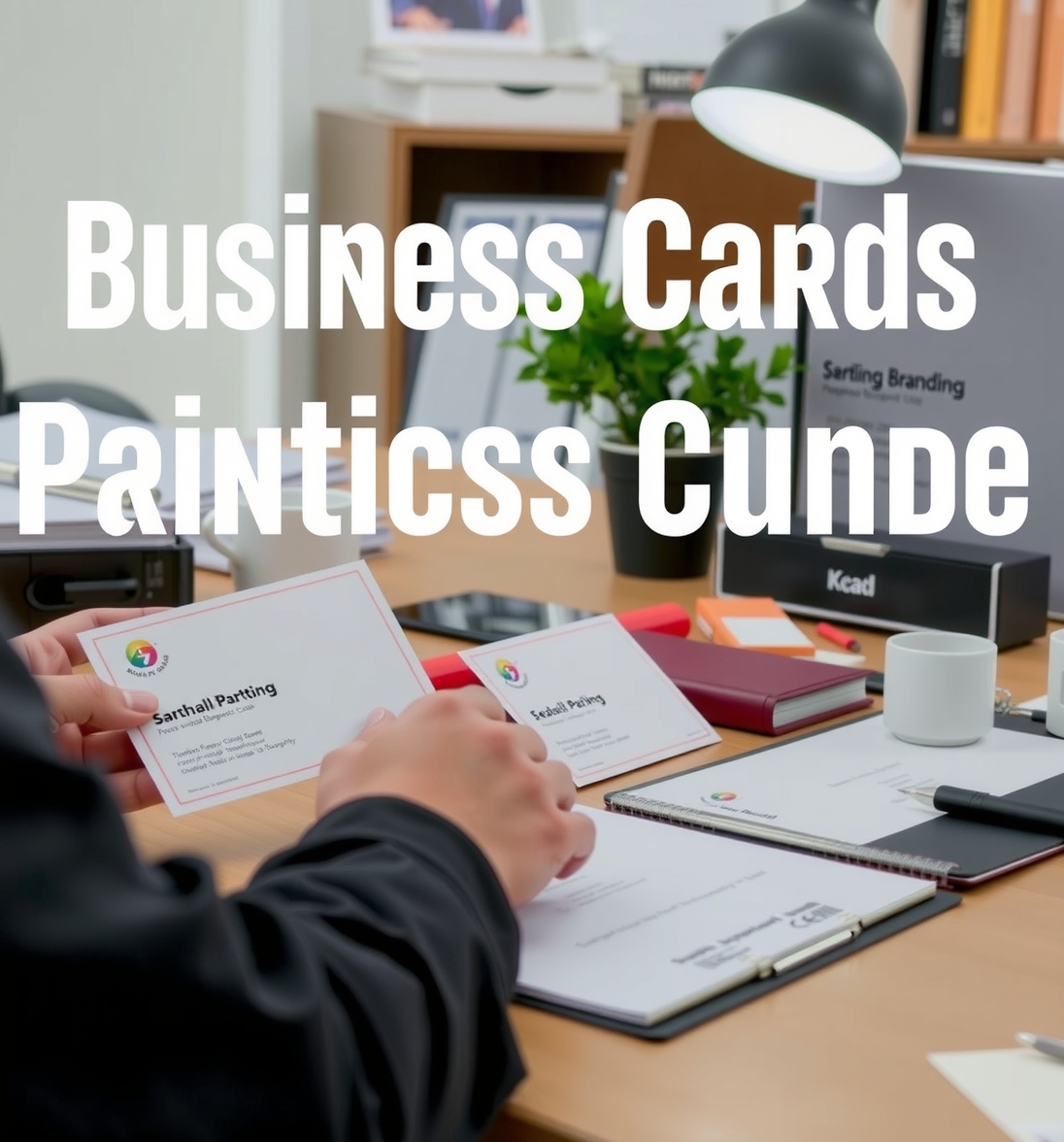 Preparation visual for Business Cards Printing London Guide