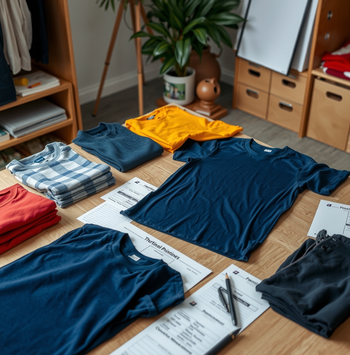 Preparation visual for Tshirt Printing Size