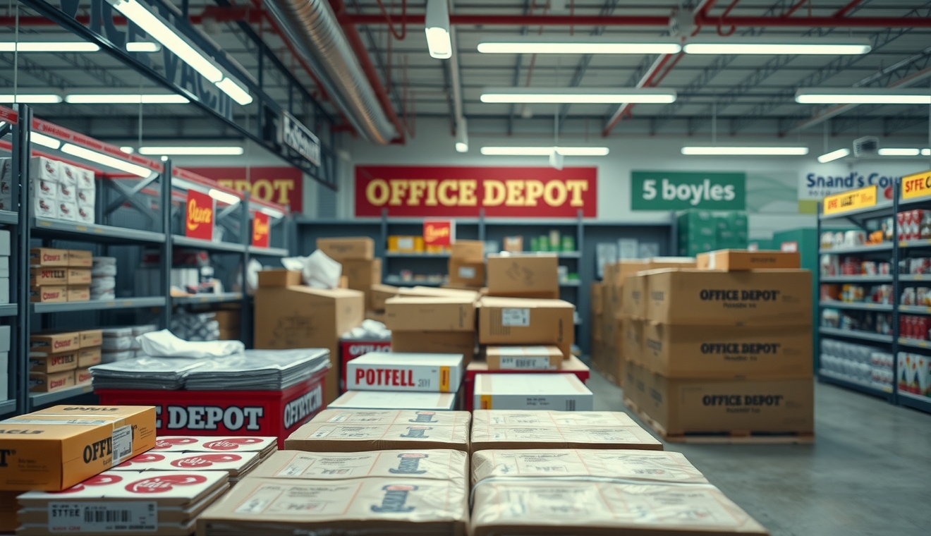 Preparation visual for Office Depot Stickers Printing Guide