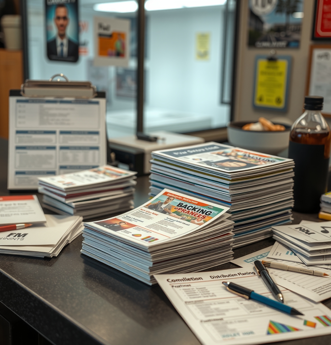 Preparation visual for Custom Flyer Printing Services