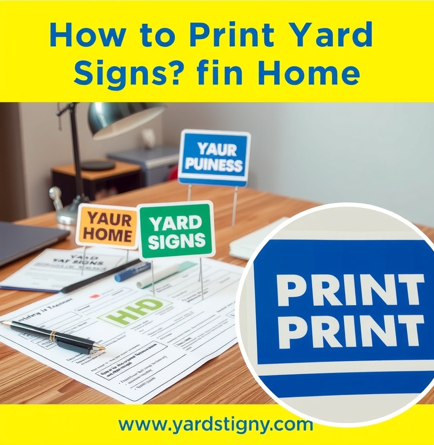 Quality check visual for How to Print Yard Signs at Home