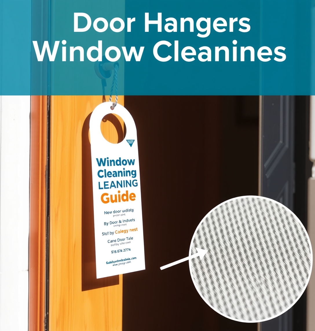 Checklist for Door Hangers Window Cleaning Guide