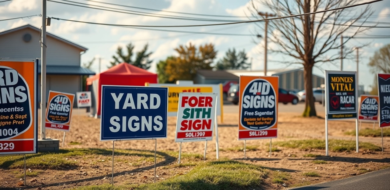 Preparation visual for Yard Signs Banners Guide