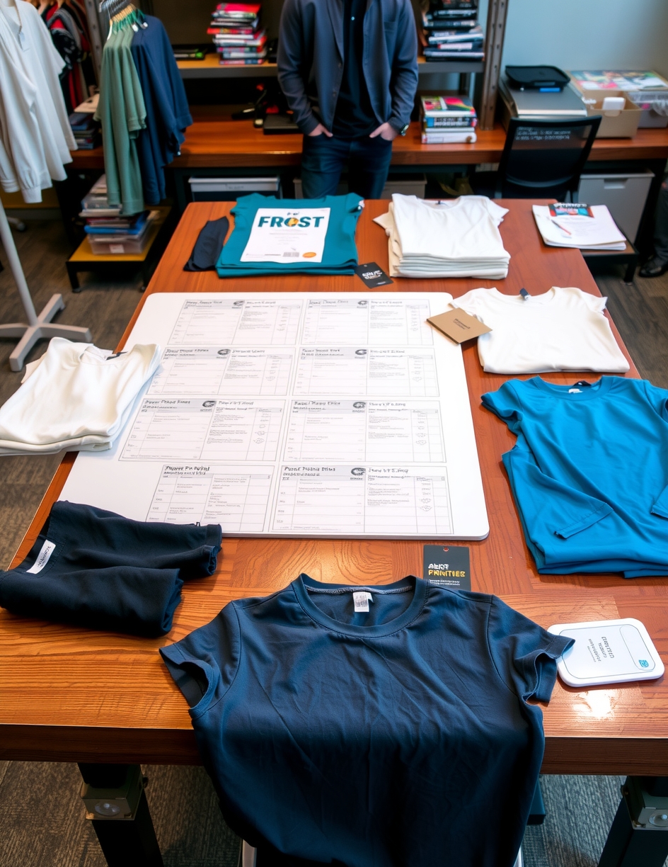 Preparation visual for Tshirt Printing Nearby Guide