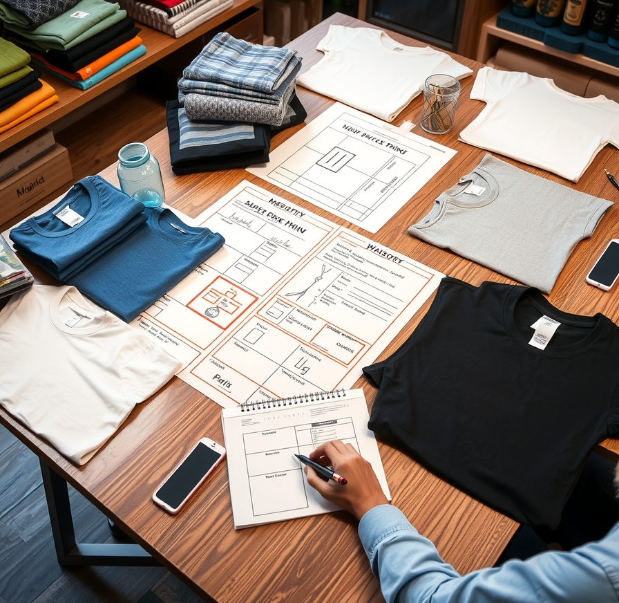 Preparation visual for How to Start a Tshirt Printing Business