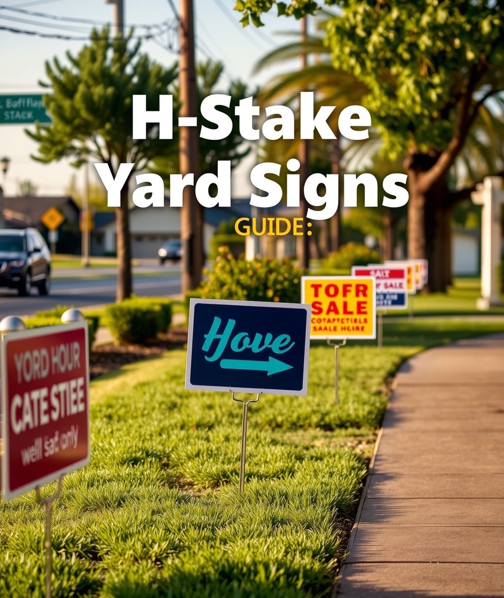 H Stake Yard Signs Guide