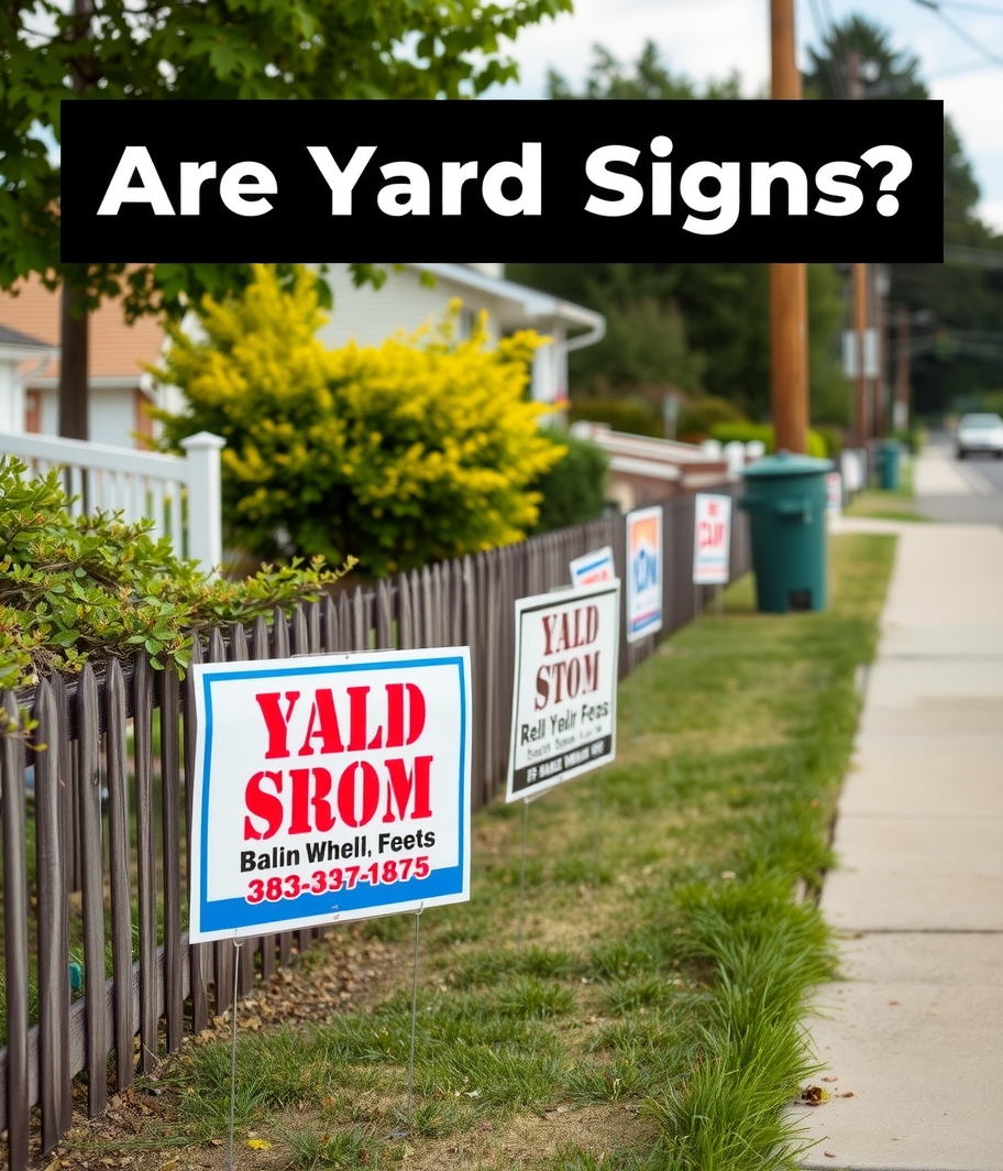 Are Yard Signs Legal Guide