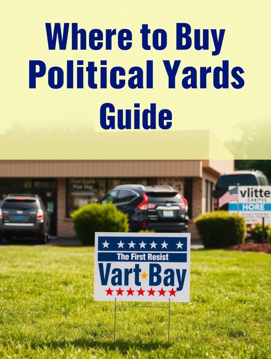Checklist for Where to Buy Political Yard Signs Guide