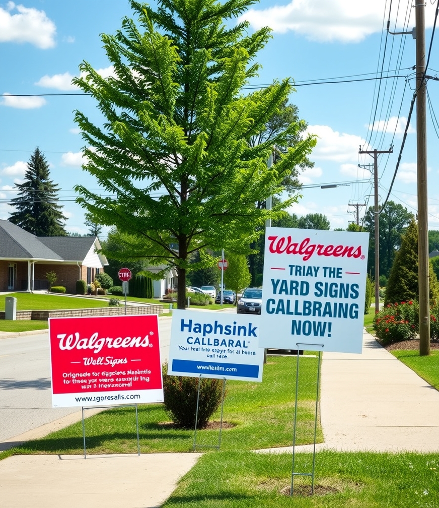 Walgreens Yard Signs Guide hero image