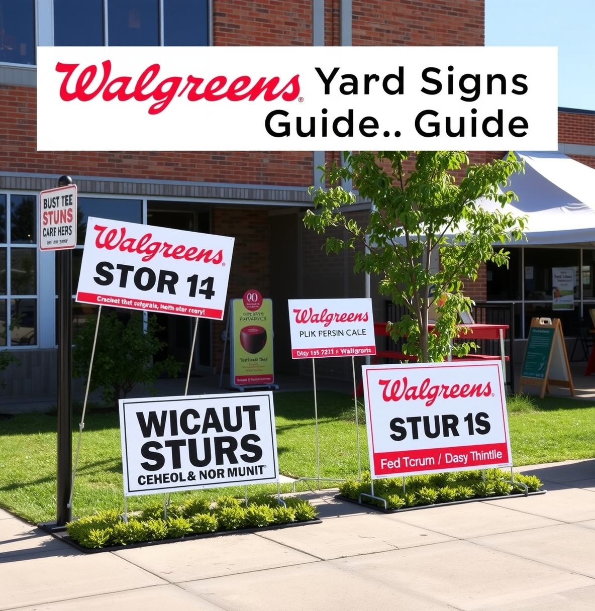 Evaluating the best Walgreens Yard Signs Guide environment