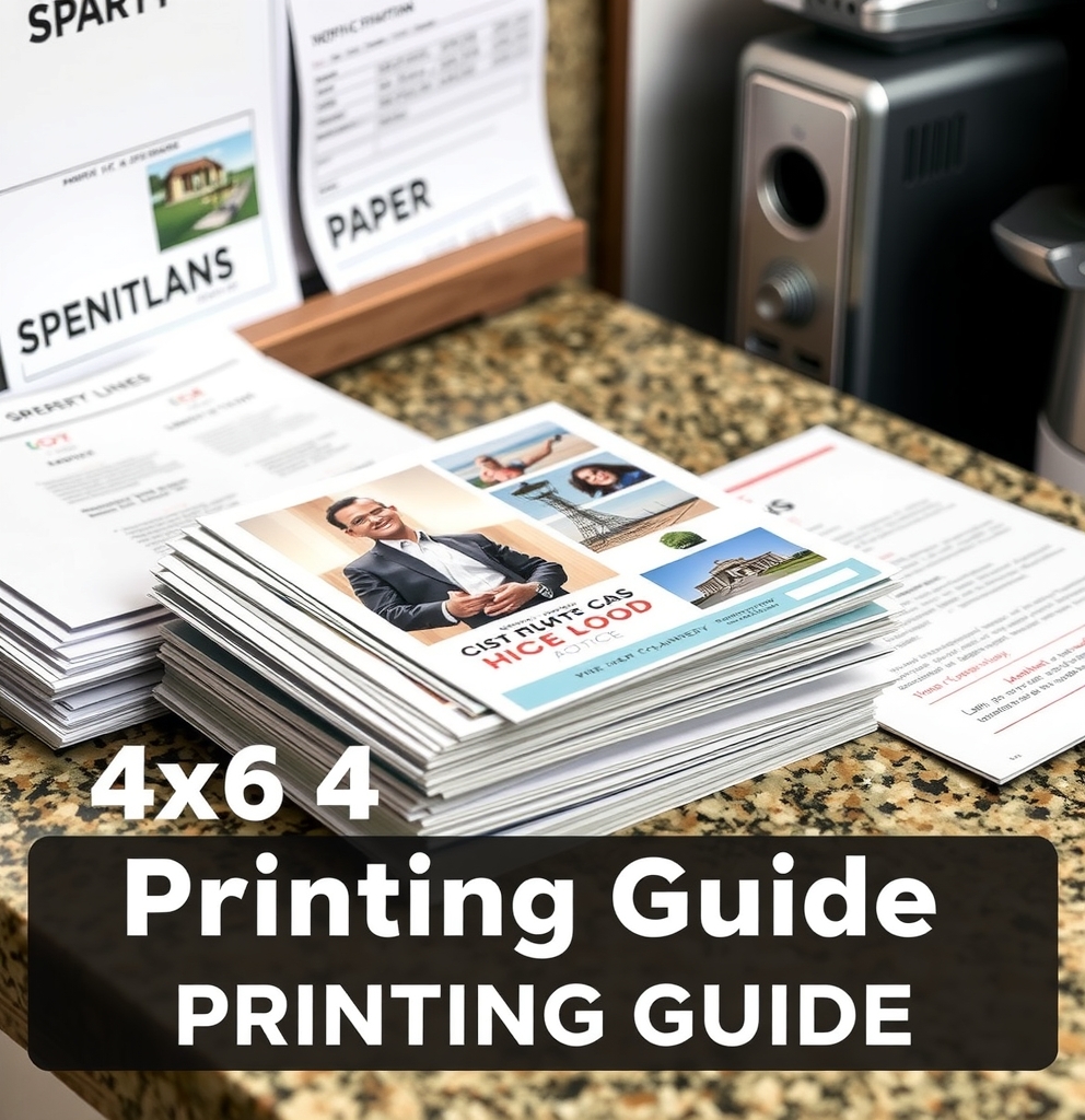 Preparation visual for 4x6 Flyer Printing Guide