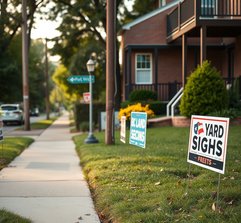 Political Yard Signs Cheap