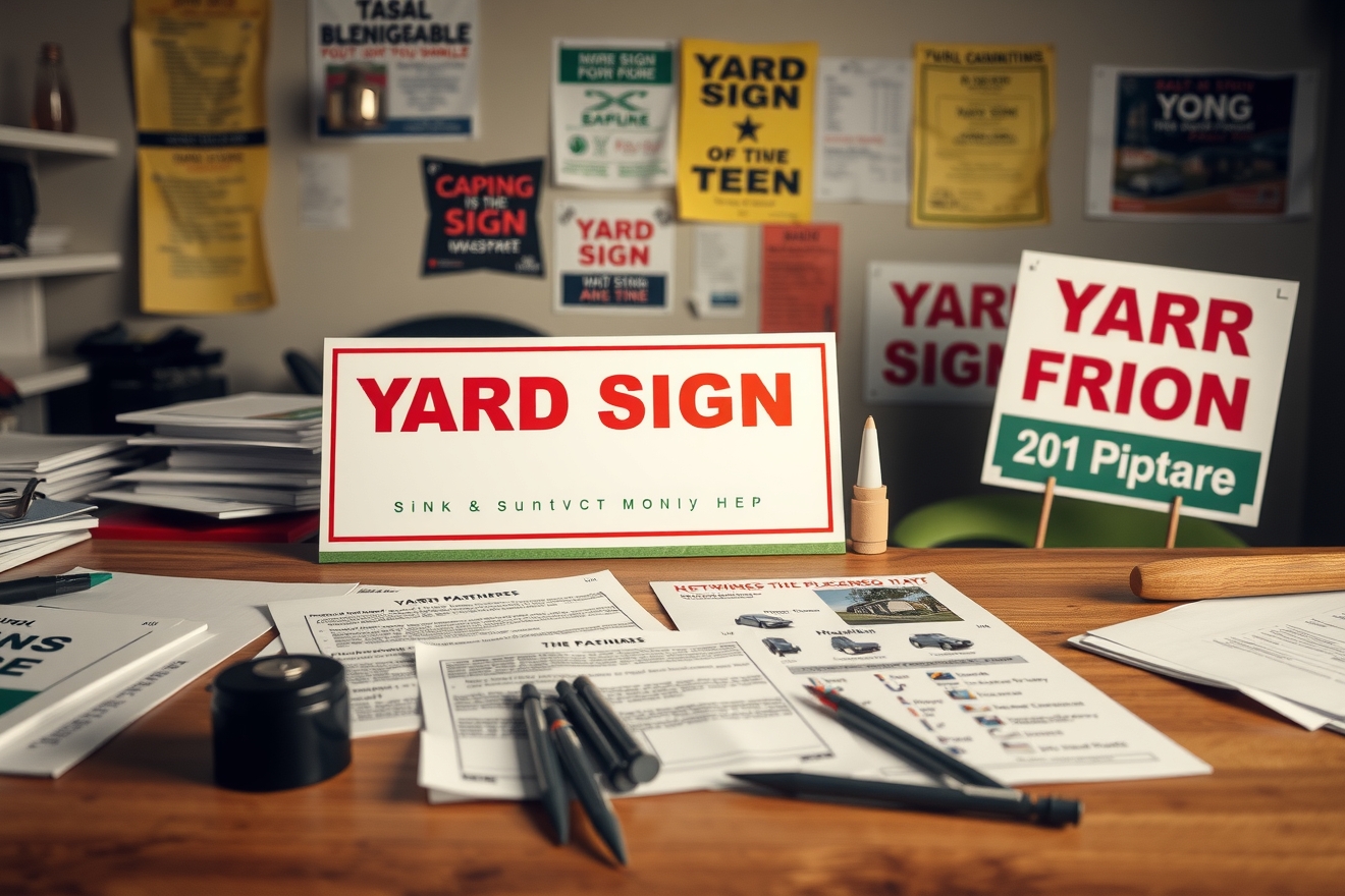 Preparation visual for Yard Signs Bowling Green Ky Guide