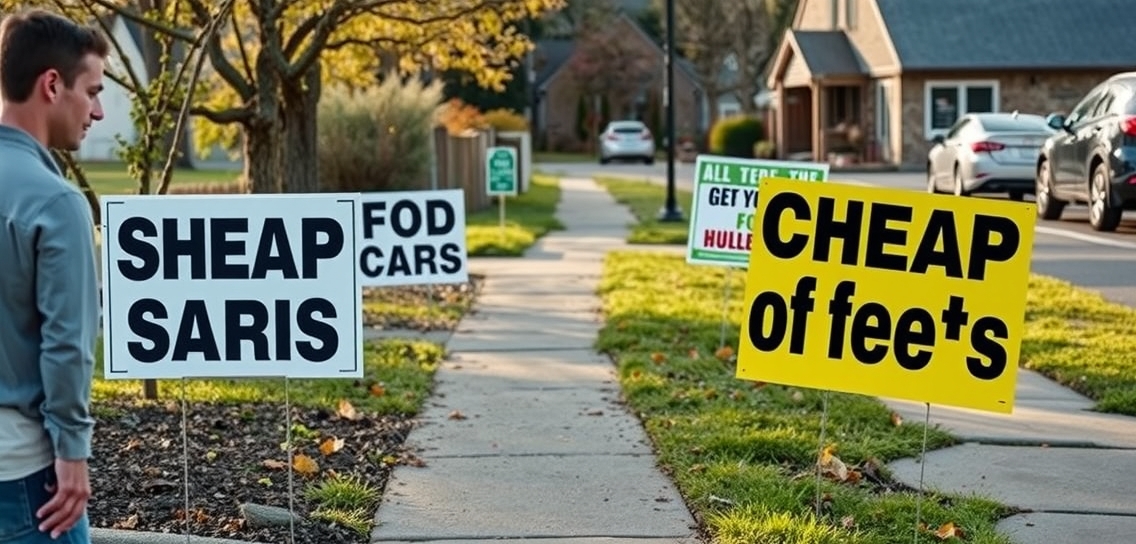 Cheap Yard Signs hero image