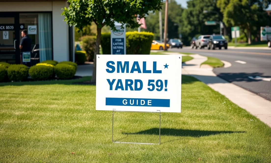 Evaluating the best Small Yard Signs Guide environment