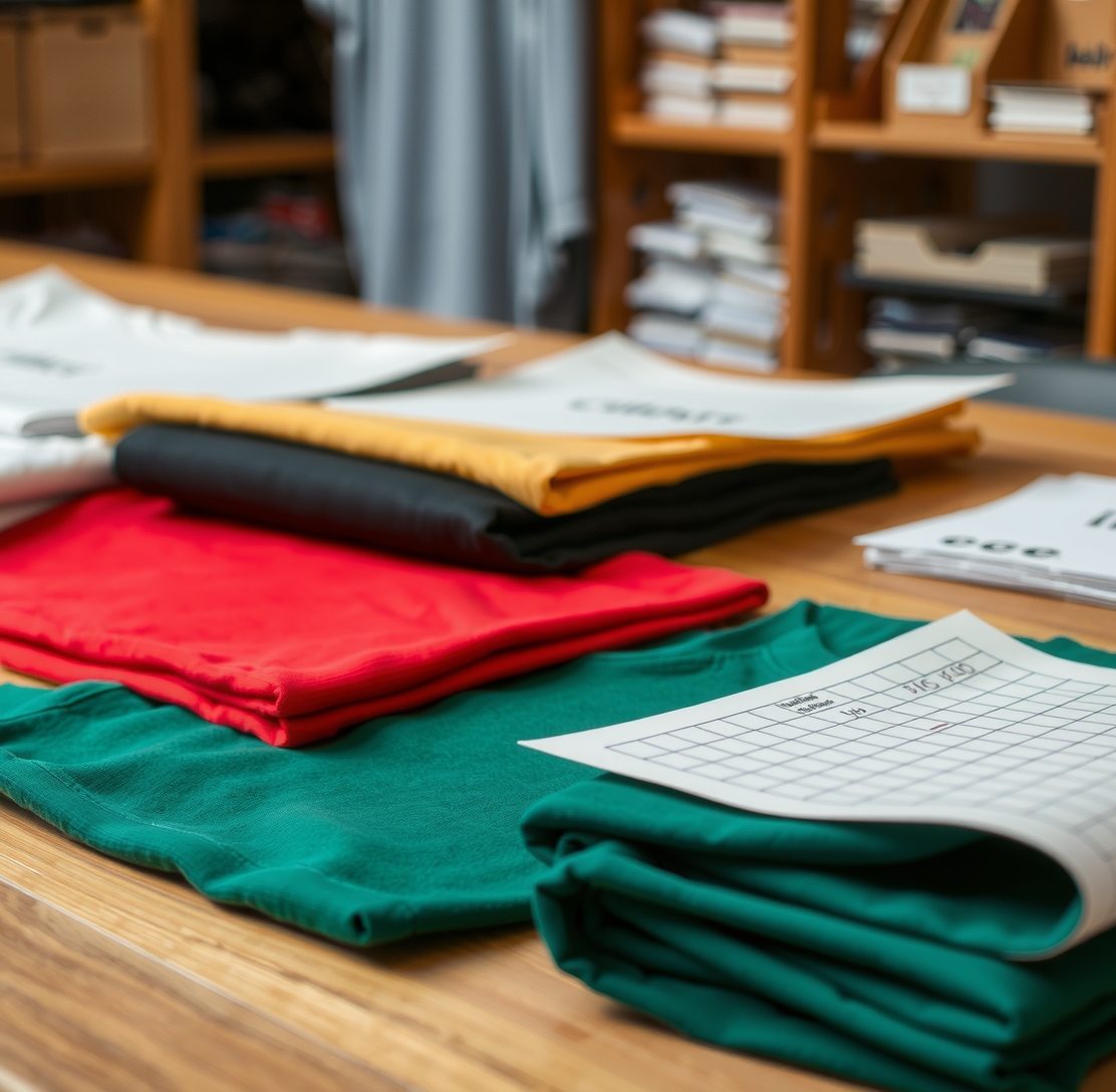 Preparation visual for Tshirt Printing Baltimore Guide