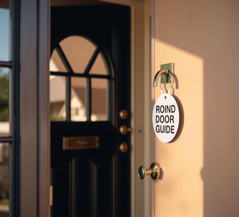 Preparation visual for Round Door Hangers Guide