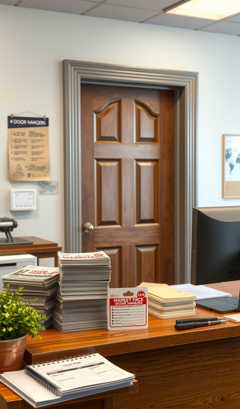 Preparation visual for Hanging Door Hangers Guide