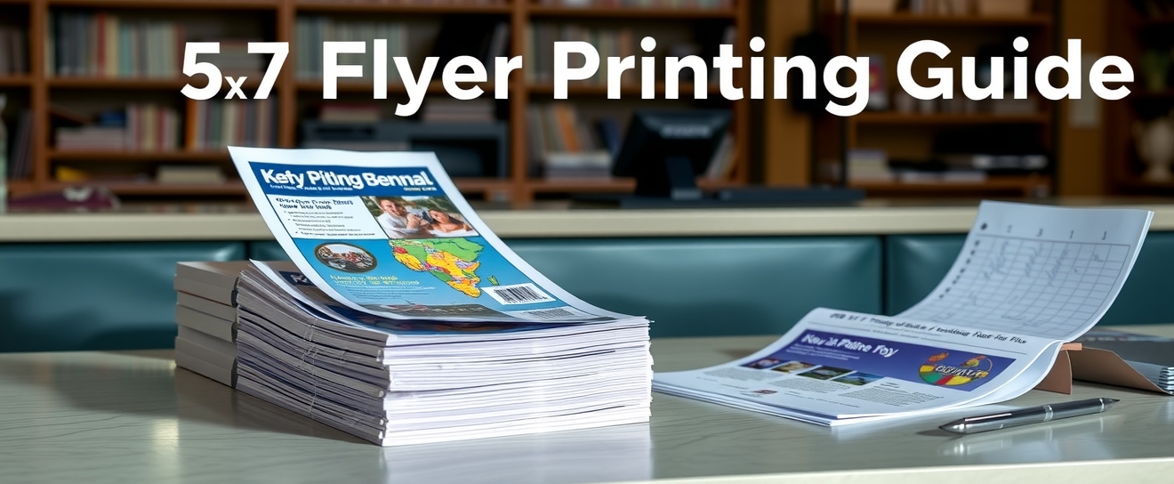 Quality check visual for 5x7 Flyer Printing Guide