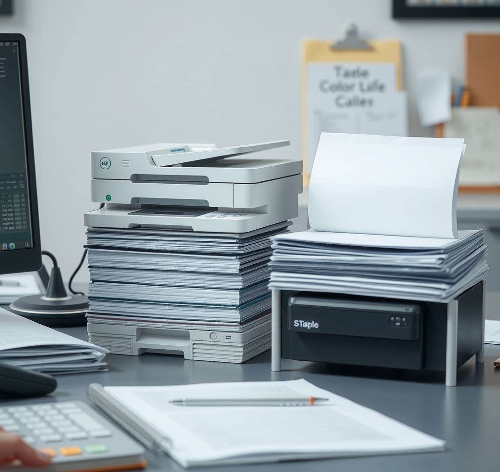 Preparation visual for Cost of Staples Color Copies