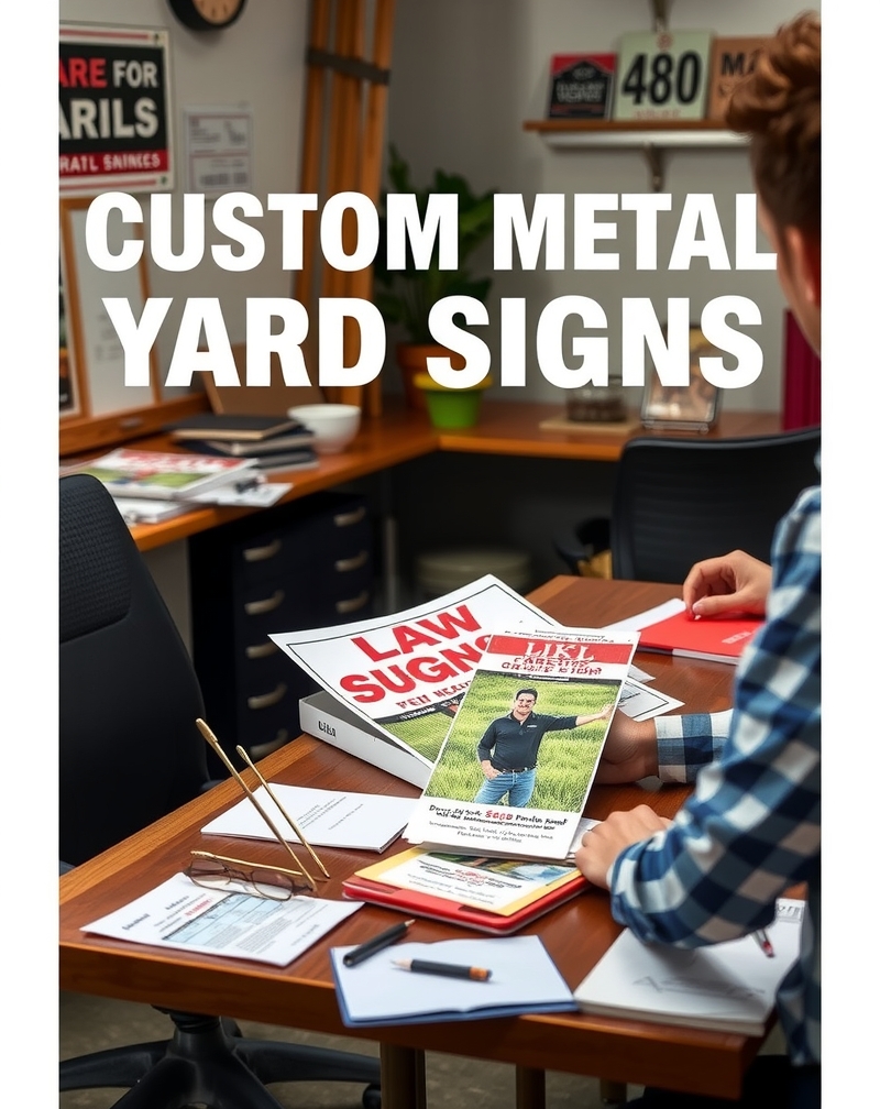 Quality check visual for Custom Metal Yard Signs Guide