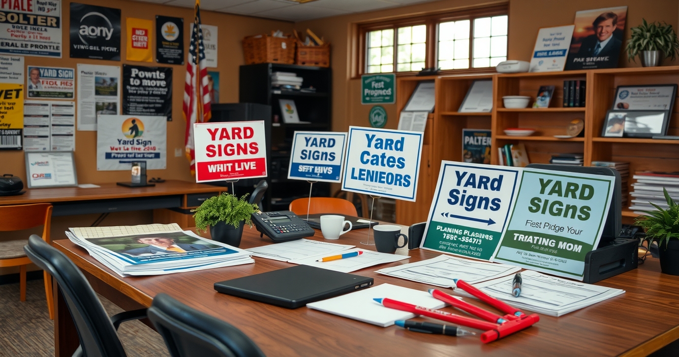 Preparation visual for Yard Signs Montgomery Al Guide