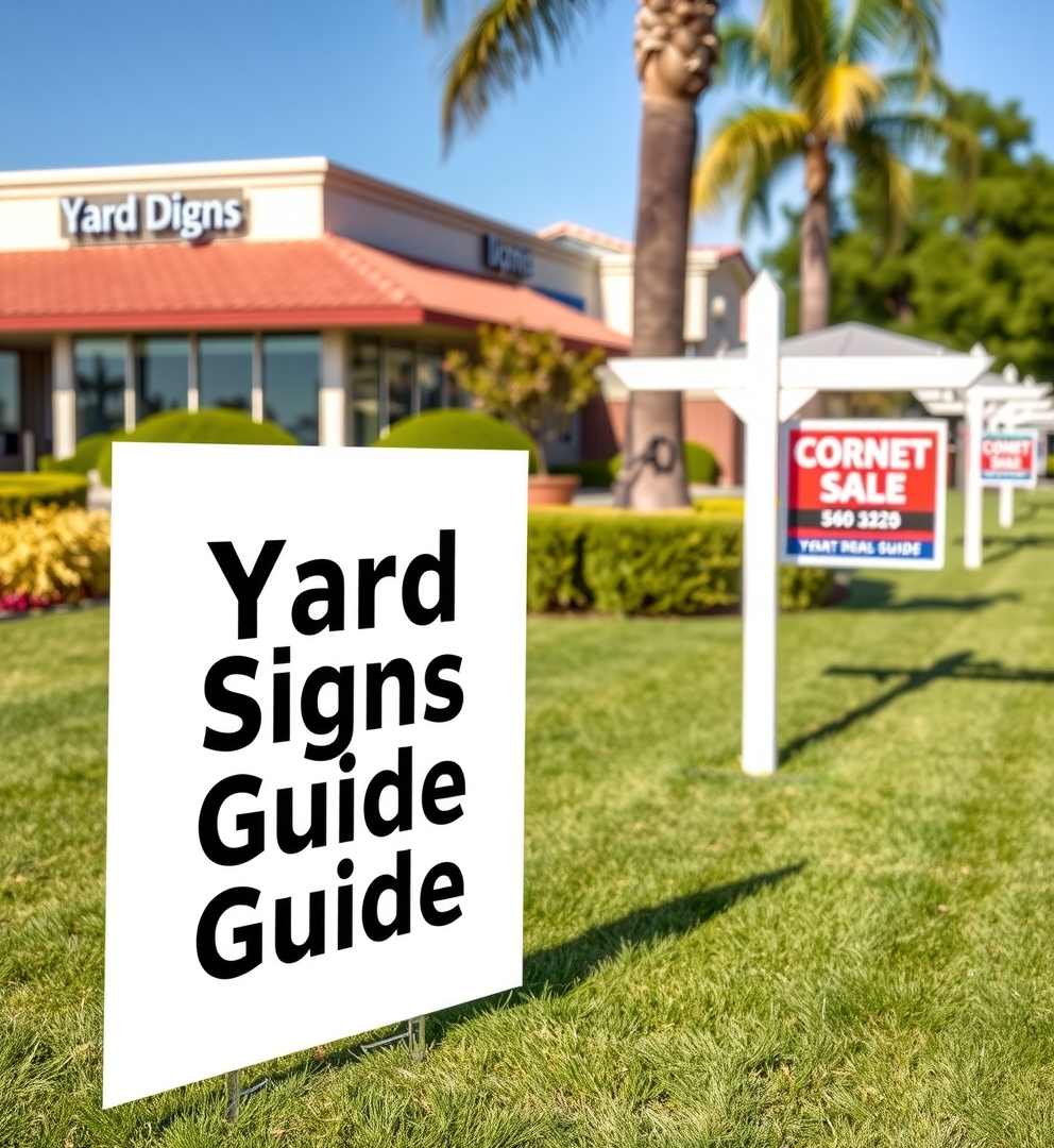 Evaluating the best Yard Signs San Diego Guide environment