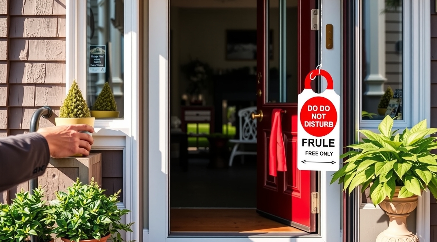 Checklist for Do Not Disturb Door Hangers Guide