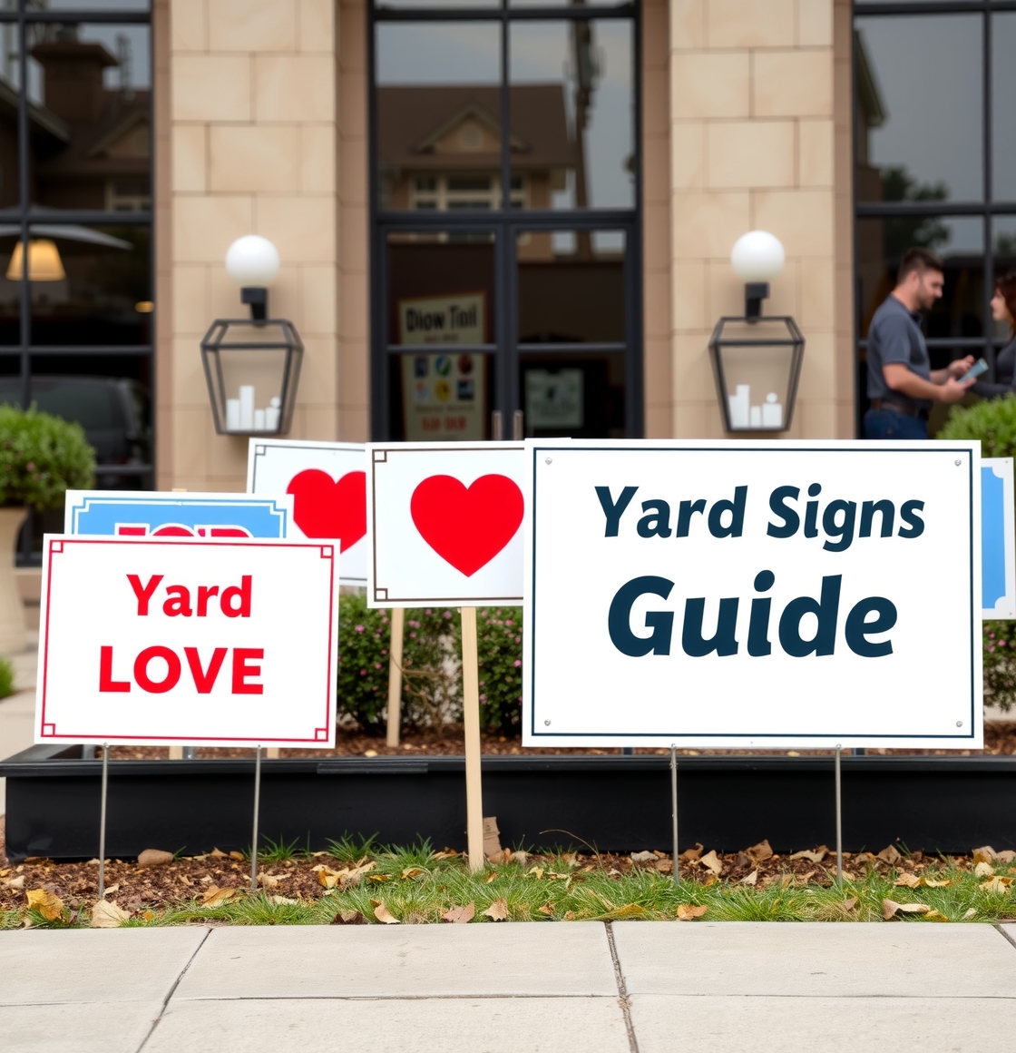 Evaluating the best Yard Signs Love Guide environment