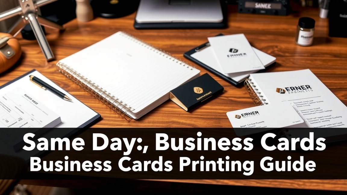Checklist for Same Day Business Cards Printing Guide