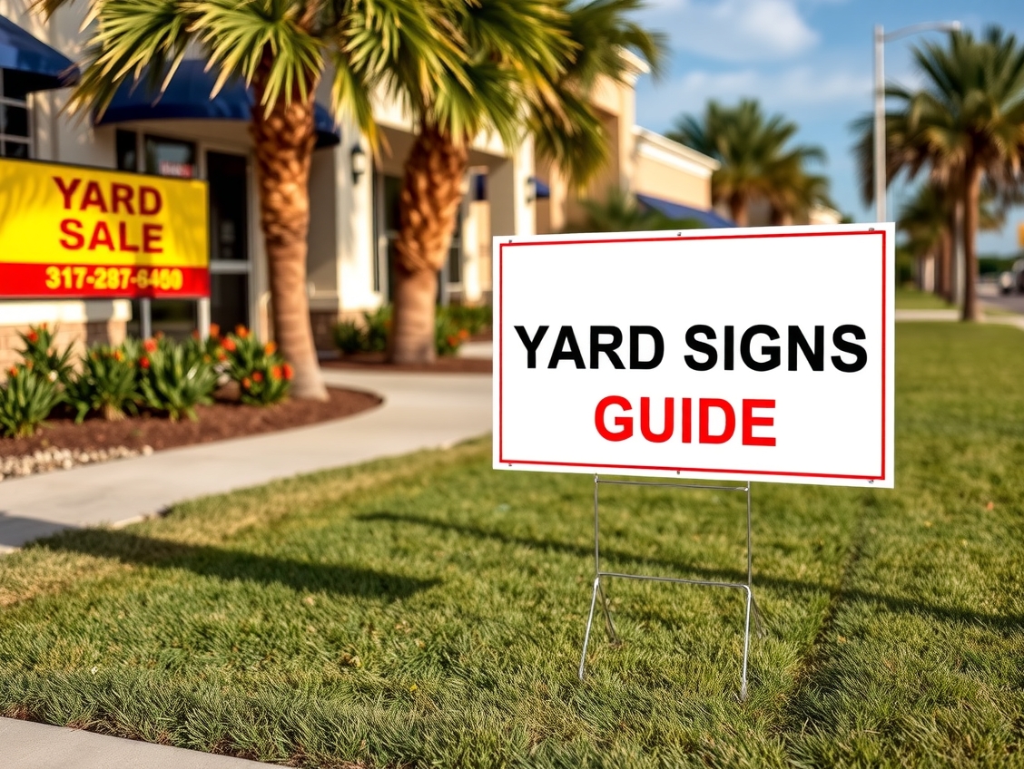 Preparation visual for Yard Signs Melbourne Fl Guide