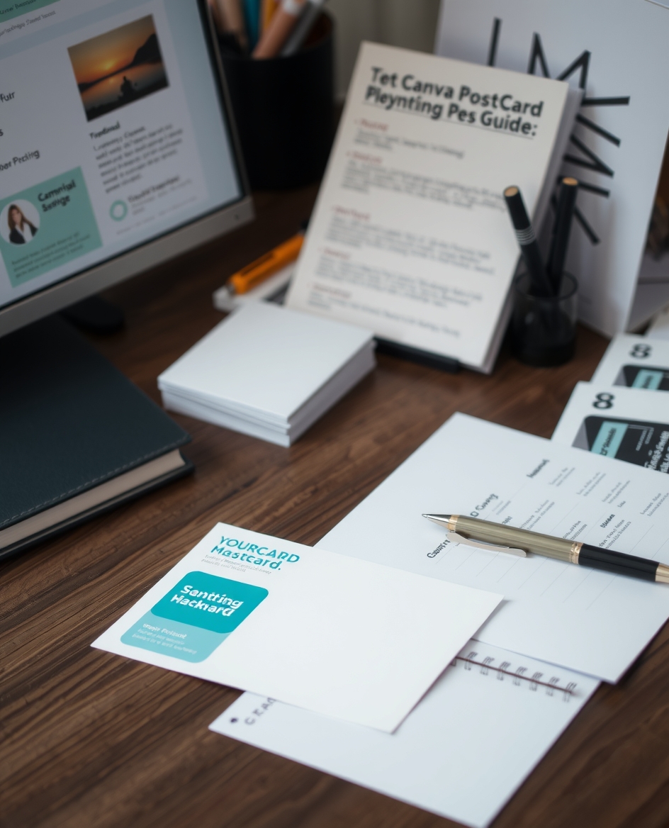 Checklist for Canva Postcard Printing Guide