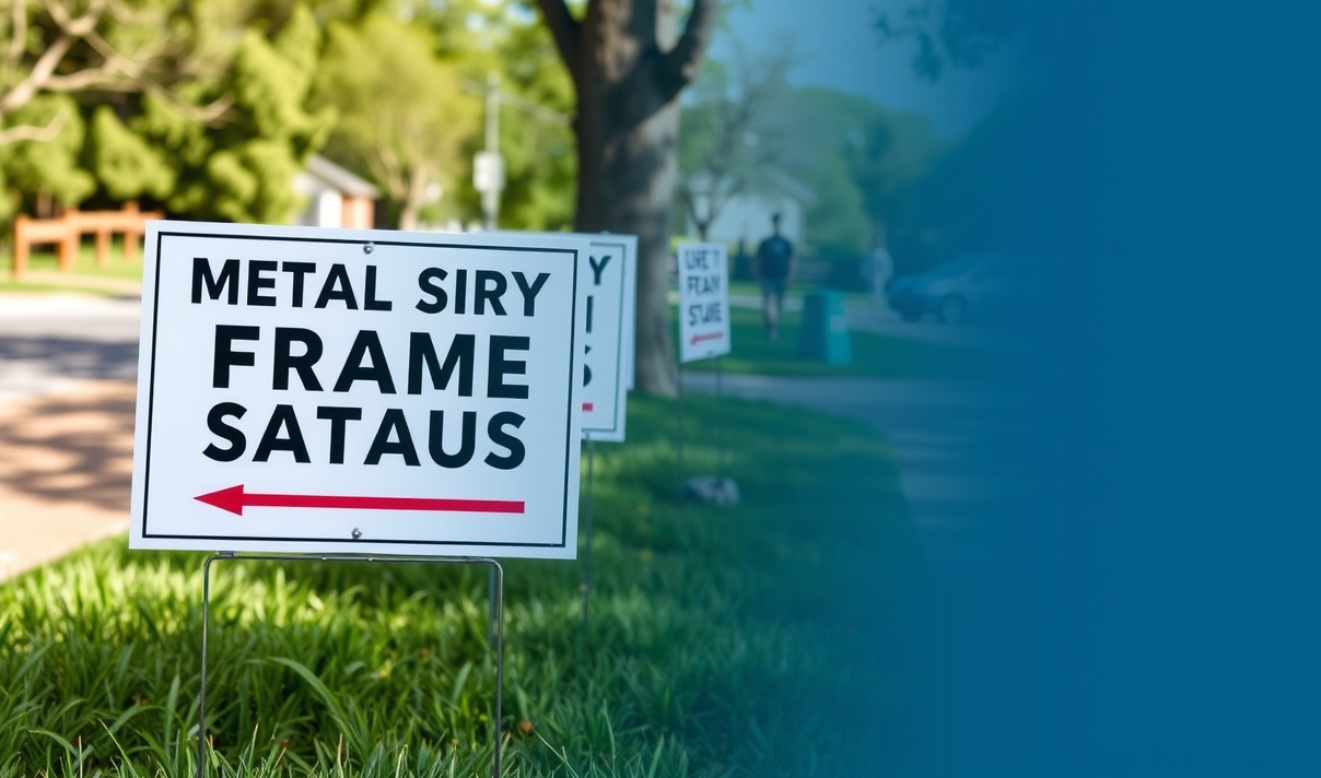 Metal Frame Yard Signs Guide