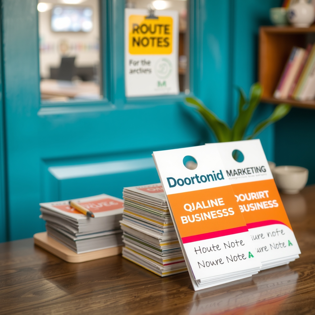 Preparation visual for Door Hangers for Business Near Me Guide