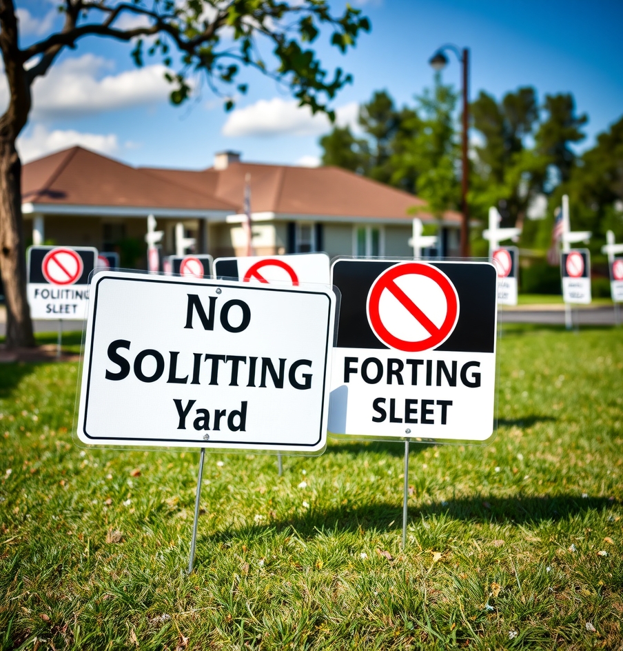 Evaluating the best No Soliciting Yard Signs Guide environment