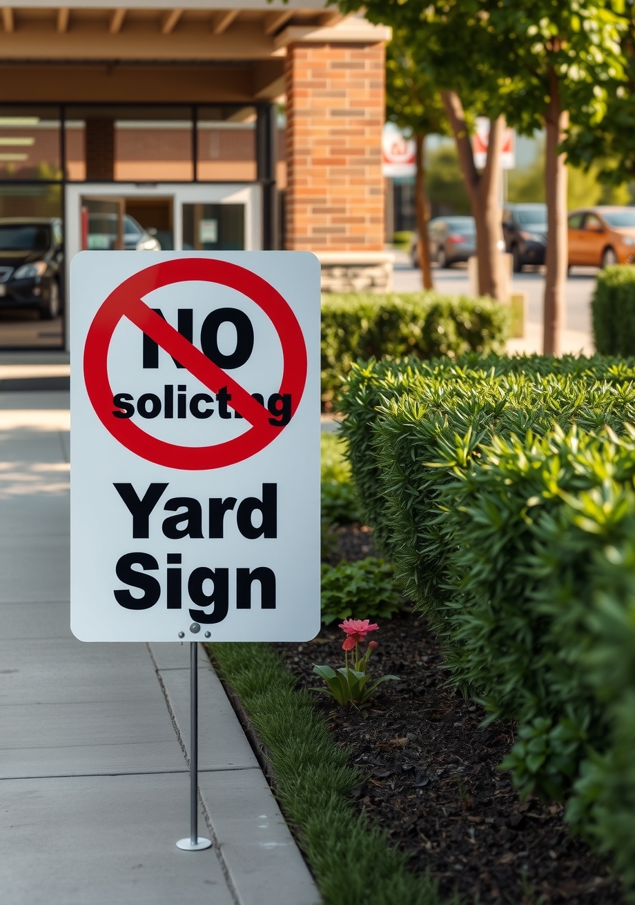 Preparation visual for No Soliciting Yard Signs Guide